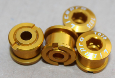 Litepro Superlight CNC - set surub placi angrenaj 1 foaie - auriu - Img 2
