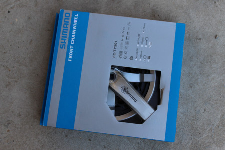 Shimano FC-TY501 Tourney 48-38-28T - 175mm angrenaj - Img 2