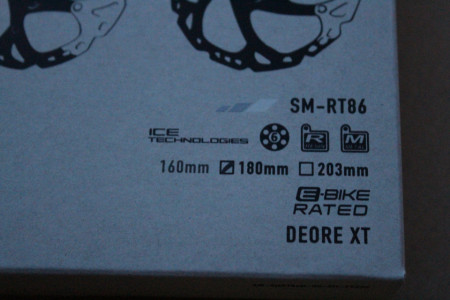 Shimano SM-RT86 XT Ice Technology - 180mm disc rotor - Img 4