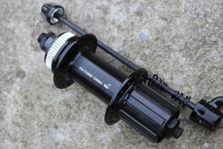 Shimano TOURNEY FH-TX505 Center-Lock butuc spate + QR - 32gauri - Img 2