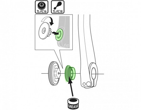 Shimano XT/SLX/LX Crank Arm Fixing Bolt - Img 5
