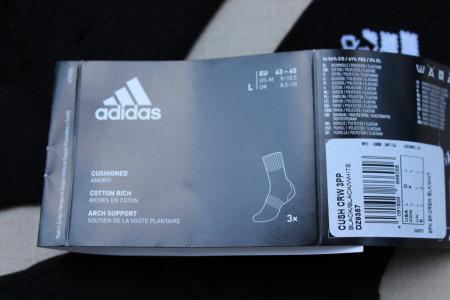 Adidas Cush Crew - 3 pereche sosete / marime 43-46 Enduro, DH - Img 5