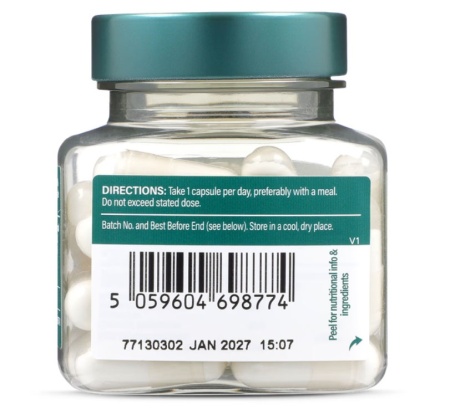 Holland &amp; Barrett Magnesium Bisglycinate 375mg 30 Capsule - Img 2
