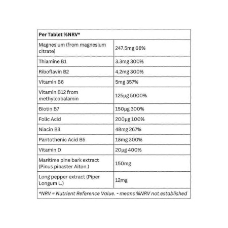 New Nordic Magnesium Citrate 750mg 60 tablete - Img 2