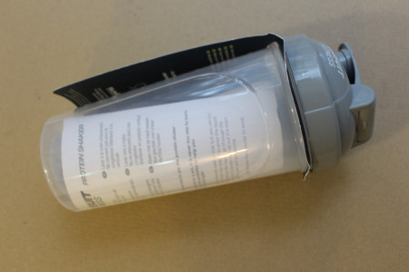 Pursuit Fitness 700ml proteina Shaker Sticla - Gri - Img 3