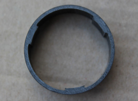 Radon carbon Extralight Spacer 1.1/8" negru 10mm - Img 2
