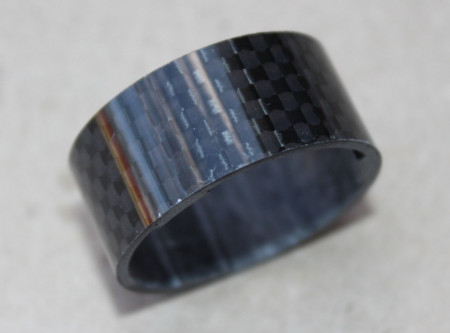 Radon carbon Extralight Spacer 1.1/8" negru 15mm - Img 3