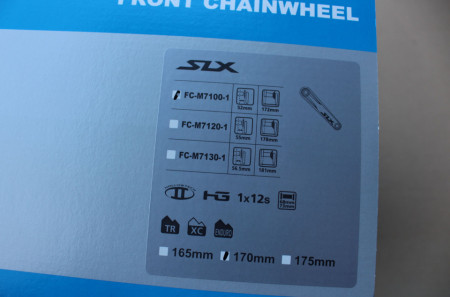 Shimano angrenaj SLX FC-M7100-1 12-viteza - 170mm fara chainring - Img 2