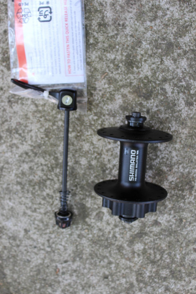 Shimano Deore M525A Disc butuc fata + QR alu - Img 2