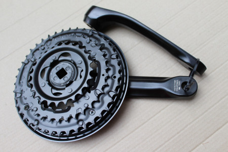 Shimano FC-TY301 Tourney 42-34-24T - negru 170mm - Img 5