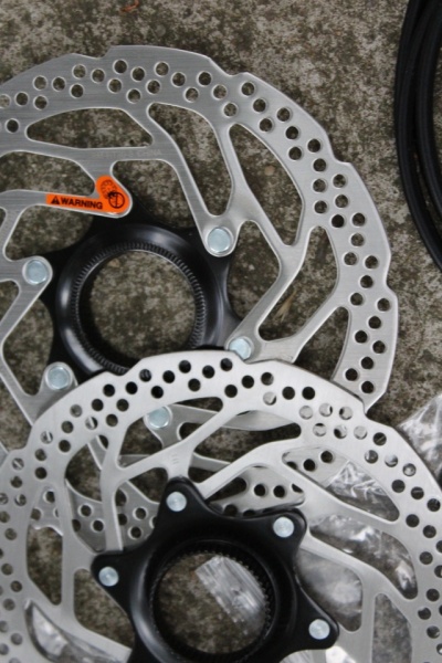 Shimano MT200 J-Kit set frane disc 750-1800mm + 2 disc RT30 160mm - Img 5