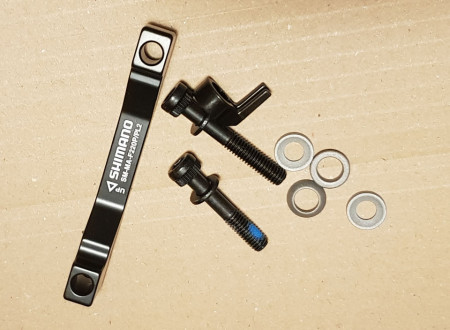 Shimano SM-MA-F220P/PL2 Adaptor fata 220mm PostMount - Img 2