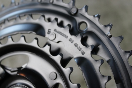 Shimano TOURNEY FC-TY301 3x6/7/8vit. patrat 48/38/28 - negru 175mm - Img 2