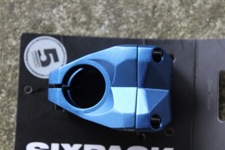 Sixpack Racing Kamikaze 31.8mm - Albastru - pipa bicicleta - Img 6