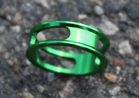 Spacer Risk UltraLight - aluminiu 10mm - verde - Img 2