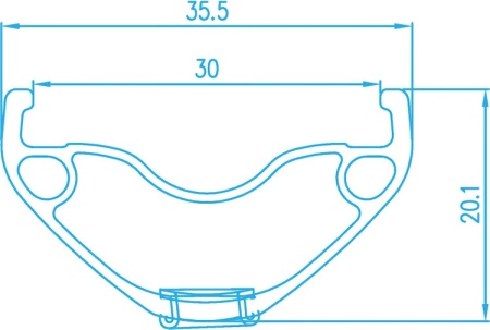 Alexrims EX30 29 inch SV Disc janta - Cube Edition - Img 2