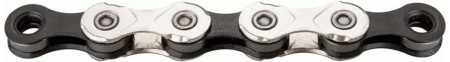 KMC X11 SilverBlack + quick link 114L - lant bicicleta - Img 2