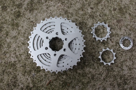 Pinion Sram PG970 - 11-34T - 9vit. Argintiu - Img 6