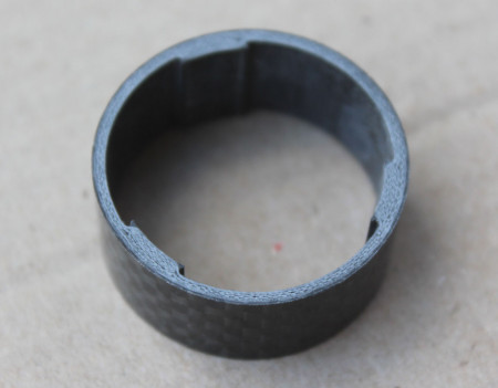 Radon carbon Extralight Spacer 1.1/8" negru 15mm - Img 4