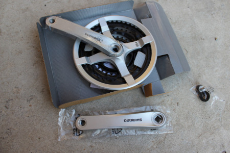 Shimano FC-TY501 Tourney 48-38-28T - 175mm angrenaj - Img 4