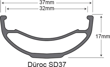SUNringlé Duroc SD37 Expert 27,5" Shimano HG roata spate - Img 2