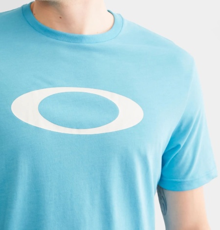 Tricou Oakley O-Bold Ellipse albastru deschis - marime L - Img 3
