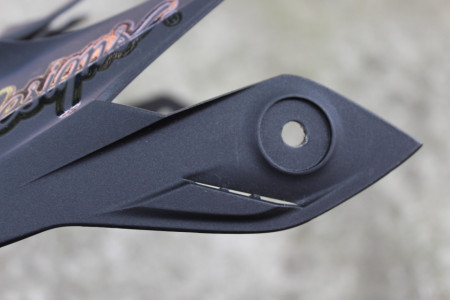 Troy Lee Design's D3 Mono Black visor - Img 6