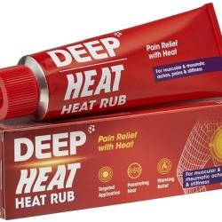 Deep Heat Heat Rub Mentholatum, Pentru dureri musculare și reumatice, durere și rigiditate, 67 grame