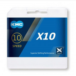 KMC X10 black silver + quick link
