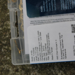 KMC X10EL Ti-N Gold lant 10 vit.114- link + quick link