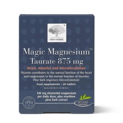 New Nordic Magic Magnesium Taurate 875mg. 60 tablete