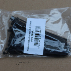 Radon set coliere plastice 100x2.5mm (100 buc.) - Img 2