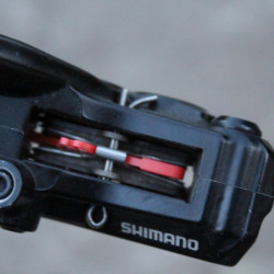 Shimano MT420 4-piston disc frane set complet + adaptoare IS J-Kit - Img 7