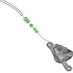 Shimano Tube Joint Kit SM-BH90 Flat-Mount(oliva-insertie-surub)