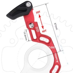 Toopre Flip-Guide Wide UltraLight CNC - ISCG-05 Chain Guide rosu - Img 2