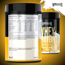 Warrior Whey Protein pudra 500 gram - Vanilie Ice Cream - Img 2