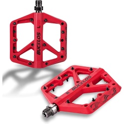 Buklos Slim - Nylon Flat Pedal - Rosu