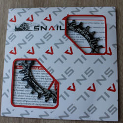 Foaie Ovala Snail 32T - narrow wide 1x9,10,11,12 - Negru 104bcd