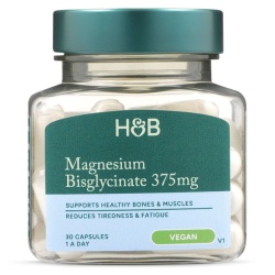 Holland & Barrett Magnesium Bisglycinate 375mg 30 Capsule