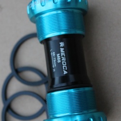 Meroca CNC Hollowtech 2 monobloc rulment - albastru - Img 4