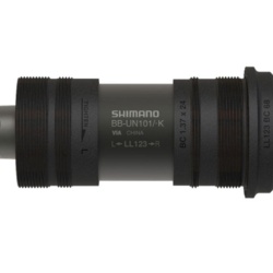 Shimano BB-UN101-K 123mm/68mm BSA monobloc rulment, ax patrat 123mm lung