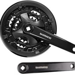 Shimano FC-MT101 Tourney 40-30-22T - angrenaj 175mm cu protectie