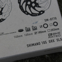 Shimano SM-RT70 SLX IceTech Centerlock intern - 180mm disc rotor - Img 7