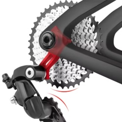 Ureche cadru universal - MUQZI cu filet M12x1.0 Sram UDH type(rosu) - Img 4