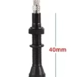 Valva tubeless FV 40mm Wake Pro - 1buc. Negru - Img 2