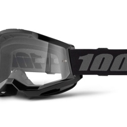 100% Strata 2 (Clear Lens) negru - Goggle