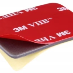 Adaptor GoPro curbat - prindere cu banda adeziva 3M pentru camere sport - Img 2
