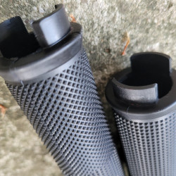 Bike-X manson de schimb pentru inele Lock-on negru