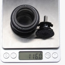 Cuvete A-Head standard Viaron CNC 1 1/8" - 34/34mm rulment industirale - rosu - Img 6