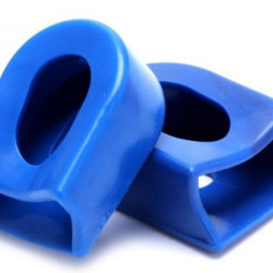 Protector brat pedalier silicon - albastru